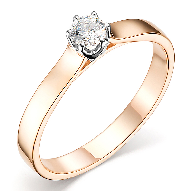 Кольцо, золото, бриллиант, К/469-120